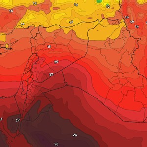 الأردن | بقاء المملكة تحت تأثير الكتلة الهوائية الحارة نسبياً الأيام القادمة   