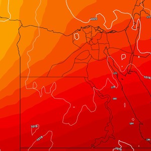 مصر | غياب الفعاليات الجوية الهامة عن الجمهورية ودرجات الحرارة أعلى من معدلاتها