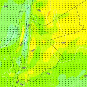 الأردن | تنبيه للسائقين على الطرقات الصحراوية جراء كثافة الغُبار المُتوقع الأيام القادمة  