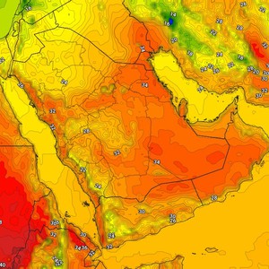 الكويت | درجات الحرارة تلامس مُنتصف الثلاثينات مئوية في العديد من المناطق الأيام القادمة