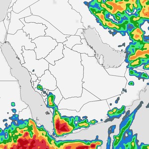 السعودية | استمرار فرص زخات الأمطار الرعدية في العديد من المناطق يوم الاربعاء