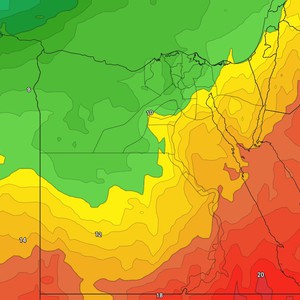 مصر | طقس مُستقر ودافئ خلال الايام المقبلة ومؤشرات على حدوث تقلبات جوية مُنتصف الاسبوع القادم