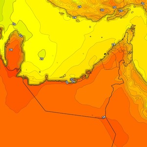 الإمارات | ارتفاع على درجات الحرارة الأيام القادمة مع ظهور السُحب المُنخفضة على بعض المناطق