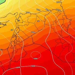الأردن | بعد الأجواء الشتوية، مؤشرات على مُنخفض خماسيني آخر حول مُنتصف الأسبوع الجديد