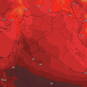 الأردن | ارتفاع ملموس على درجات الحرارة إعتباراً من الاربعاء وعودة الاجواء الحارة نسبياً