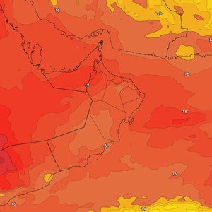 الإمارات - المركز الوطني | ارتفاع تدريجي على درجات الحرارة إعتباراً من الجمعة