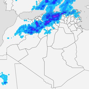 Maghreb: Severe weather disturbance brings heavy rain and hailstorms to several regions by this date.