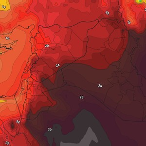 الأردن - نهاية الأسبوع | ارتفاع قليل على درجات الحرارة خلال عطلة نهاية الاسبوع