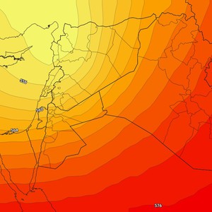 الأردن | استمرار الطقس مُعتدل الحرارة خلال الأيام القادمة و كتلة هوائية باردة نسبياً تؤثر على المملكة اعتباراً من مساء الجمعة