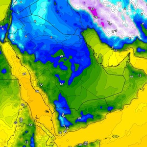 السعودية | كتلة هوائية شديدة البرودة وصقيع على المملكة اعتبارا من الجمعة