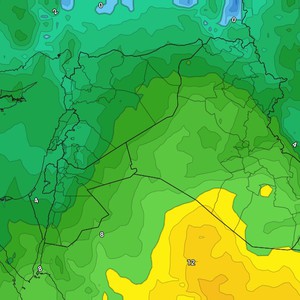 الأردن | حالة من عدم الاستقرار الجوي وامطار قد تكون غزيرة في بعض المناطق ليل الاحد/الإثنين تزامناً مع تقلبات حرارية حادة 
