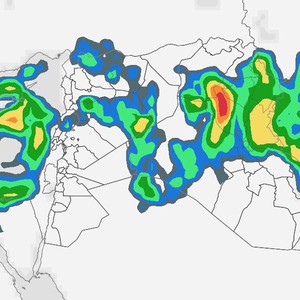 العراق | احوال جوية غير مُستقرة تكون بشدة مُتفاوتة من يوم لآخر ومن مكان إلى آخر مع تنبيهات من جريان الأودية وتشكل السيول في بعض المناطق  