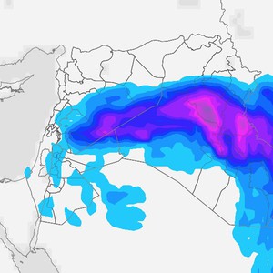 حالة قوية من عدم الاستقرار الجوي تؤثر على العراق ترفق بسحب رعدية قوية تستدعي الانتباه من السيول والفيضانات