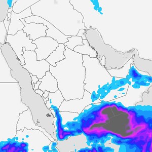 السعودية | تأثيرات الإضطراب المداري في بحر العرب تصل اقصى جنوب المملكة السبت 