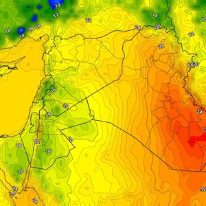 الأردن: انخفاض درجات الحرارة اعتباراً من الاثنين ولا مؤشرات على موجات حارة
