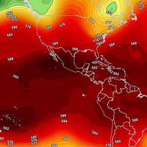 القبة الحرارية تُلهب أجواء أمريكا الشمالية ... ورياح فوهن تعزز من ارتفاع درجات الحرارة