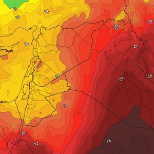 الأردن | تتأثر المملكة بكتلة هوائية خريفية تتسبب بتغيرات على حالة الطقس مع بدء الخريف فلكياً