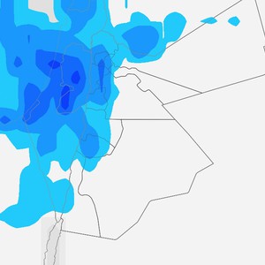 الأردن تتأثر المملكة بأحوال جوية غير مستقرة تجلب زخات من الأمطار لبعض المناطق نهاية الأسبوع