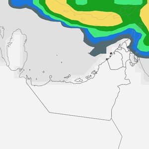 الإمارات - المركز الوطني | طقس مُغبر وغائم جزئياً إلى غائم نهاية الأسبوع مع فرصة سقوط أمطار