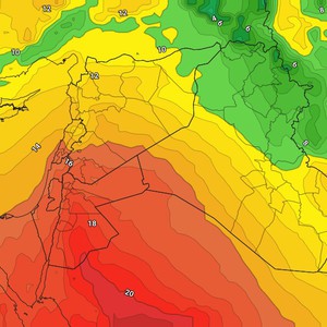 الأردن | بعد البرودة الشتوية .. مُؤشرات على تأثر المملكة بكُتلة هوائية دافئة اعتباراً من الأحد