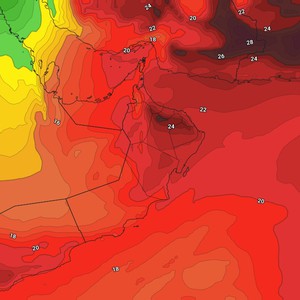 Emirates - The National Center | A noticeable drop in temperatures, starting from Saturday, and chances of fog forming at night