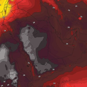 النشرة الأسبوعية للكويت | أحوال جوية خماسينية وغُبار كثيف على فترات يضرب الدولة   