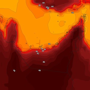 الإمارات | طقس حار في كافة المناطق ومُغبر أحياناً الأيام القادمة  