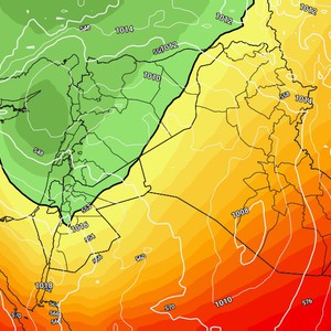 الأردن | منخفض جوي مُصنف من الدرجة الثالثة يؤثر على المملكة الجمعة مرفق بالأمطار الغزيرة والرياح القوية