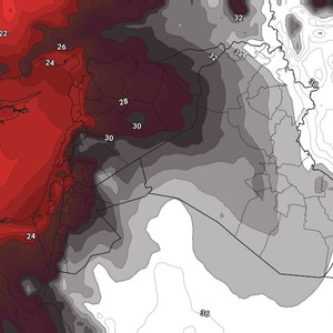 الأردن | كتلة هوائية حارة قادمة من الجزيرة العربية تبدأ الاثنين وتشتد مُنتصف الأسبوع   