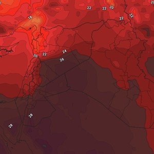 الأردن | طقس حار نسبياً الأحد والإثنين يتحول إلى حار مُنتصف الأسبوع . التفاصيل