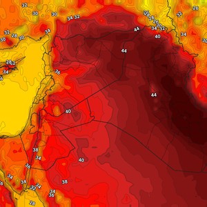 الأردن: ارتفاع على درجات الحرارة نهاية الأسبوع وتتجاوز ال40 مئوية في هذه المناطق