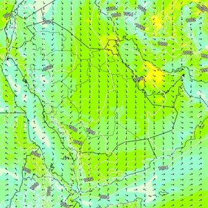 هام | رياح قوية على الخليج العربي والبوارح تهُب على هذه الدول مع نهاية الأسبوع   