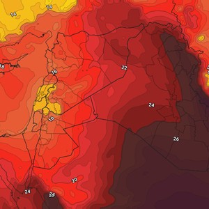 الأردن | آب اللهاب ينتهي بأجواء صيفية معتدلة نهاراً وليالٍ تميل للبرودة