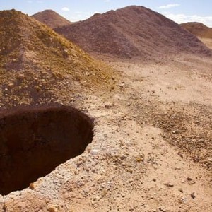 It looks like a scary hole..but it contains an entire village inside
