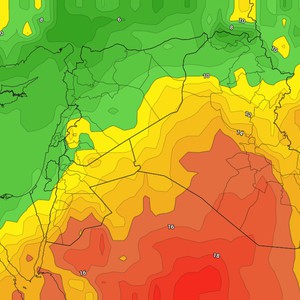 انخفاض درجات الحرارة مع مطلع الأسبوع الجديد
