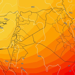 إمتداد مُنخفض جوي يؤثر على المنطقة إعتباراً من الخميس 