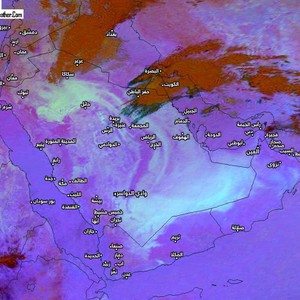 تحذير: عاصفة رملية قوية تتشكل فوق الأراضي السعودية وطقس العرب يراقبها
