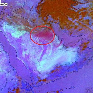  تنبيه :موجة الغبار على مشارف الشرقية (لمساء السبت)ـ
