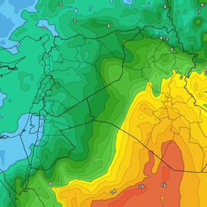Iraq Weekly Bulletin | The continuation of thermal fluctuations and indicators of a cold air mass that create unstable weather conditions after the middle of the week