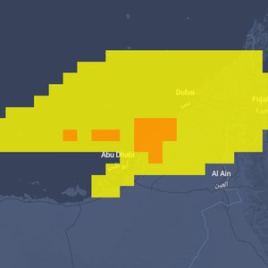 تحديث 06:00 مساءً : استمرار تدفق سحب رعدية ماطرة على أجزاء من أبو ظبي .. والمركز الوطني للأرصاد ينبه