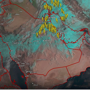 تحديث 8:30 صباحاً: طقس غير مستقر على الشرقية وأمطار بين الحين والآخر  