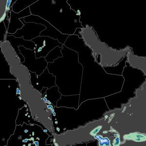 المناطق المشمولة بفرصة الامطار في المملكة يوم الاثنين