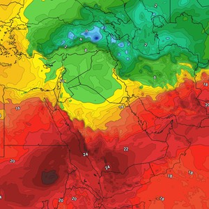 العراق | الكُتلة الهوائية الأبرد منذ الربيع الماضي تؤثر على البلاد وبرودة ليلية واضحة الأسبوع القادم