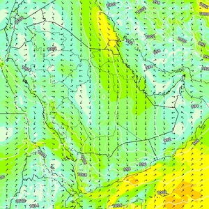 النشرة الأسبوعية للكويت | طقس شديد الحرارة في مُعظم الأوقات ومُراقبة اشتداد غير مسبوق على قوة رياح البوارح  