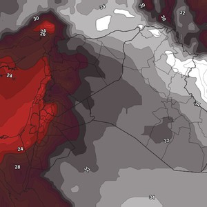 العراق يدخل ضمن نطاق الهواء الأشد حرارة حول العالم نهاية الأسبوع و 50 مئوي محتملة في العاصمة بغداد
