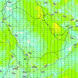 رياح البوارح تبدأ موسمها بشكلٍ مُبكر وتُنذر بالمزيد من الأجواء المُغبرة على دول الخليج العربي  