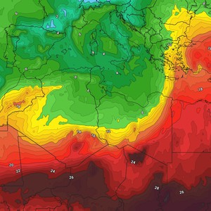مصر: انحسار الكتلة الهوائية الباردة الأيام القادمة وعودة للأجواء الحارة في النصف الثاني من الأسبوع