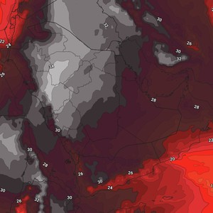 النشرة الأسبوعية للكويت | كتلة هوائية حارة إلى شديدة الحرارة ونشاط مُتوقع لرياح البوارح حتى مُنتصف الأسبوع 