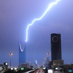 الرياض | امطار رعدية متوقعة مساء الثلاثاء 