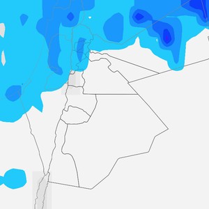 Un système de basse pression affectera la Jordanie samedi.